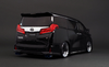  1/18 Ignition Model Toyota Alphard (H30W) Executive Lounge S Black Resin Car Model