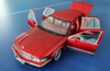 1/18 Dealer Edition 1992-1994 Cadillac Fleetwood Brougham (Bright Red) Diecast Car Model