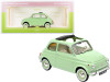 1968 Fiat 500L Light Green with Special BIRTH Packaging "My First Collectible Car" 1/18 Diecast Model Car by Norev
