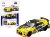 Nissan GT-R (R35) RHD (Right Hand Drive) #73 Yellow with Graphics "Dunlop" Simola Hillclimb 1st Special Edition Limited Edition to 1200 pieces 1/64 Diecast Model Car by Era Car