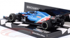 1/43 Minichamps 2021 Formula 1 Fernando Alonso Alpine A521 #14 4th Hungarian GP Car Model