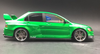 1/18 AGU Mitsubishi Lancer EVO IX CLINCHED Electro optic green Resin Car Model 