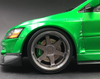 1/18 AGU Mitsubishi Lancer EVO IX CLINCHED Electro optic green Resin Car Model 