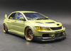  1/18 AGU Mitsubishi Lancer Evo IX Evo 9 Clinched Army Green Resin Car Model