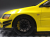  1/18 AGU Mitsubishi Lancer Evo IX Evo 9 (Yellow) Resin Car Model