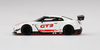 Nissan GT-R Nismo GT3 White with Silver Top and Graphics "2018 Presentation" Limited Edition to 3600 pieces Worldwide 1/64 Diecast Model Car by True Scale Miniatures