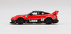 Nissan 35GT-RR Ver.1 RHD (Right Hand Drive) LB-Silhouette Works GT LBWK Red and Black Limited Edition to 3600 pieces Worldwide 1/64 Diecast Model Car by True Scale Miniatures