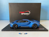 Minor Damaged 1/18 Top Speed Ford GT (Blue) Resin Car Model Limited
