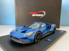 Minor Damaged 1/18 Top Speed Ford GT (Blue) Resin Car Model Limited