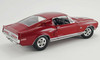 1/18 ACME 1968 Ford Mustang Shelby GT500 KR (Candy Apple Red with White Stripes Ad Car "King of the Road!" Limited Edition Diecast Car Model