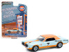 1967 Mercury Cougar XR7 Trans Am T/A Racer #7 "Gulf Racing" Light Blue and Orange "Running on Empty" Series 13 1/64 Diecast Model Car by Greenlight