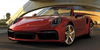 1/18 Minichamps 2020 Porsche 911 (992) Turbo S Cabriolet (Red) Diecast Car Model
