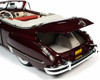 1/18 Auto World 1947 Cadillac Series 62 Cabriolet (Burgundy) Diecast Car Model