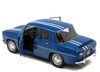 1/18 Solido 1967 Renault 8 Gordini 1100 Bleu Gordini Blue Diecast Car Model