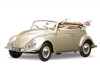 1/12 Sunstar 1953 Volkswagen VW Beetle Cabriolet (Beige Metallic) Diecast Car Model