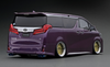 1/18 Ignition Model Toyota Alphard (H30W) Executive Lounge S Purple Metallic Resin Car Model Limited 160 Pieces