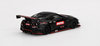 1/64 Mini GT 2018 Nissan GT-R Nismo GT3 Matt Black with Graphics Test Car "Motul" Limited Edition Diecast Car Model