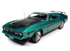 1/18 Auto World 1971 Ford Mustang Mach 1 (Green) Diecast Car Model