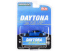 2018 Dodge Charger Daytona 392 Blue Metallic with Black Top and Stripes Limited Edition to 3300 pieces Worldwide 1/64 Diecast Model Car by Greenlight
