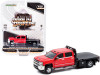 2016 Chevrolet Silverado 3500HD Dually Flatbed Truck Red and Black "Dually Drivers" Series 8 1/64 Diecast Model Car by Greenlight