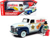 1/18 Auto World 1948 Chevrolet Panel Police Van with Mr. Monopoly Figurine "Monopoly" Diecast Car Model