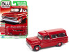 1966 Chevrolet Suburban Red with White Interior "Muscle Trucks" Limited Edition to 14600 pieces Worldwide 1/64 Diecast Model Car by Autoworld