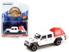2020 Jeep Gladiator Rubicon Pickup Truck White with Modern Truck Bed Tent "The Great Outdoors" Series 1 1/64 Diecast Model Car by Greenlight