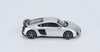 1/64 KENGFAI 2021 Audi R8 Silver Diecast Car Model
