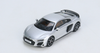 1/64 KENGFAI 2021 Audi R8 Silver Diecast Car Model