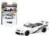 Mercedes Benz C 63 AMG Coupe Black Series White Metallic "AMG Driving Experience" 1/64 Diecast Model Car by Tarmac Works