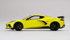 1/18 Top Speed Chevrolet Corvette Stingray C8.R Accelerate Yellow with Gray Stripes "IMSA GTLM Championship Edition" Resin Car Model