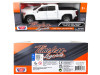 1/24 Motormax 2019 GMC Sierra 1500 SLT Crew Cab (White) Diecast Car Model