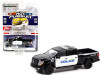 2018 Nissan Titan XD Pro-4X Pickup Truck Black and White "Oceanside Police" (California) "Hot Pursuit" Series 39 1/64 Diecast Model Car by Greenlight