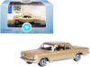 1963 Chevrolet Corvair Coupe Saddle Tan Metallic 1/87 (HO) Scale Diecast Model Car by Oxford Diecast