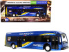 Proterra ZX5 Electric Transit Bus #B32 "Long Island City" "MTA New York City" Dark Blue with Stripes 1/87 (HO) Diecast Model by Iconic Replicas
