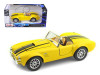 1965 Ford Mustang Shelby Cobra 427 Yellow with Black Stripes 1/24 Diecast Model Car by Maisto