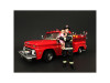 Firefighter Saving Life with Baby Figurine / Figure For 1/24 Models by American Diorama