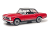 1/18 Schuco 1968-1971 Mercedes-Benz 280 SL Pagode (W113) Red Diecast Car Model