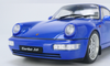  1/18 Solido 1990 Porsche 911 (964) Turbo (Electric Blue) Diecast Car Model