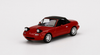 1/64 MINIGT Mazda Eunos Roadster Classic Red Headlight Up Soft Top