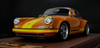 1/18 Delicate Model Porsche 911 Singer 964 (Light Brown with Yellow Stripe) Resin Car Model