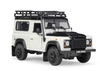 1/24 Welly Land Rover Defender Fire Ice (White) Diecast Car Model