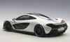 1/18 AUTOart McLaren P1 (Ice Silver with Red Accents) Car Model