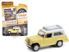 1970 Jeep Jeepster Commando with Roof Rack Yellow with White Top "Throw Away Your Road Map" "Vintage Ad Cars" Series 6 1/64 Diecast Model Car by Greenlight