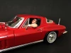 Hitchhiker 2 piece Figurine Set (Green Shirt) for 1/18 Scale Model Cars by American Diorama