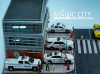1/64 Magic City US New York Police Station Diorama (Car Model & Figure NOT included)