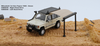  1/64 BM Creations Mitsubishi 1st Gen Pajero 1983 - Ivory w/stripe Diecast 2 door open （Including Awning Tent & Extra Set of Wheels）
