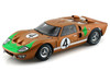 1/18 Shelby Collectibles 1966 Ford GT40 #4 Le Mans 24 Hours (Gold) Diecast Car Model