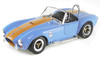 1/18 Shelby Collectible 1965 Ford Shelby Cobra 427 S/C (Blue with Orange Stripes) Diecast Car Model