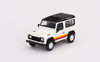 1/64 MINI GT Land Rover Defender 90 Wagon White Diecast Car Model
